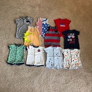 Boys 3 month romper bundle